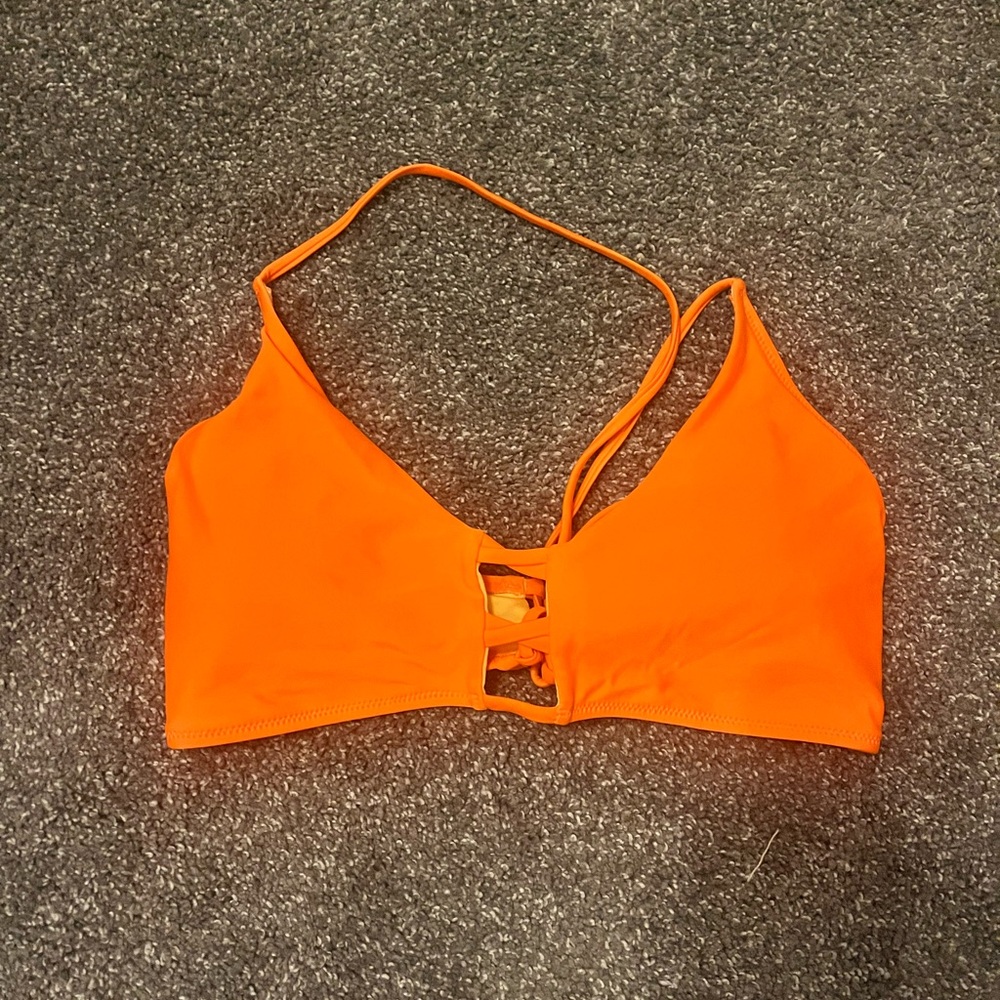 Amazon Women's Orange Bikini Top